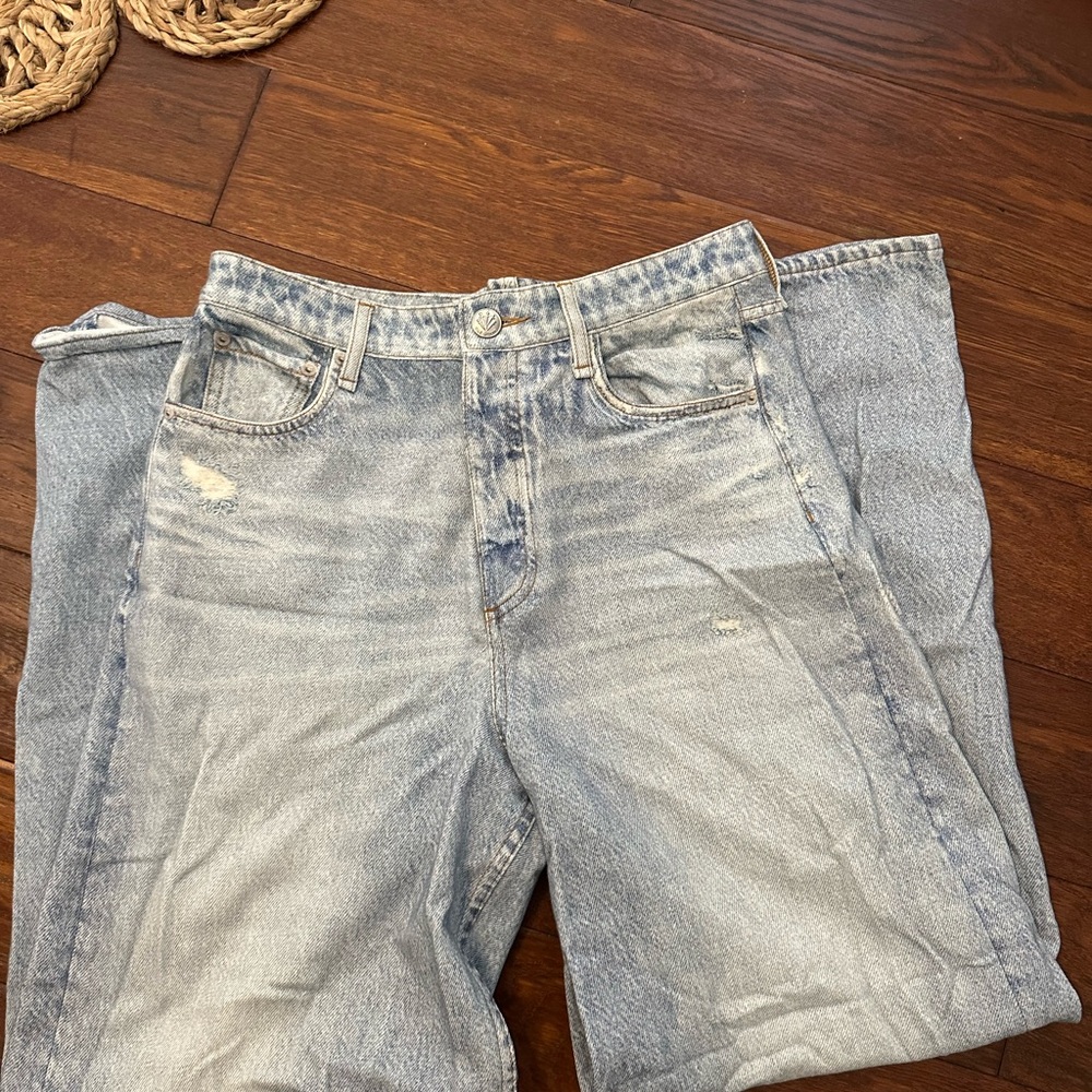 Rag & Bone Blue Relaxed Jeans with Vintage Appeal